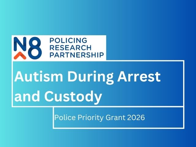 Report Cover with title 'Autism During Arrest and Custody